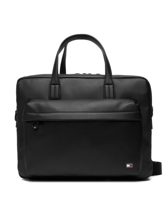 Tommy Hilfiger Torba na laptopa Th Flag Computer Bag AM0AM13989 Czarny