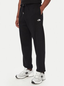 The North Face Spodnie dresowe TNF™ Essential Terry Simple Dome NF0A8FDF Czarny Regular Fit