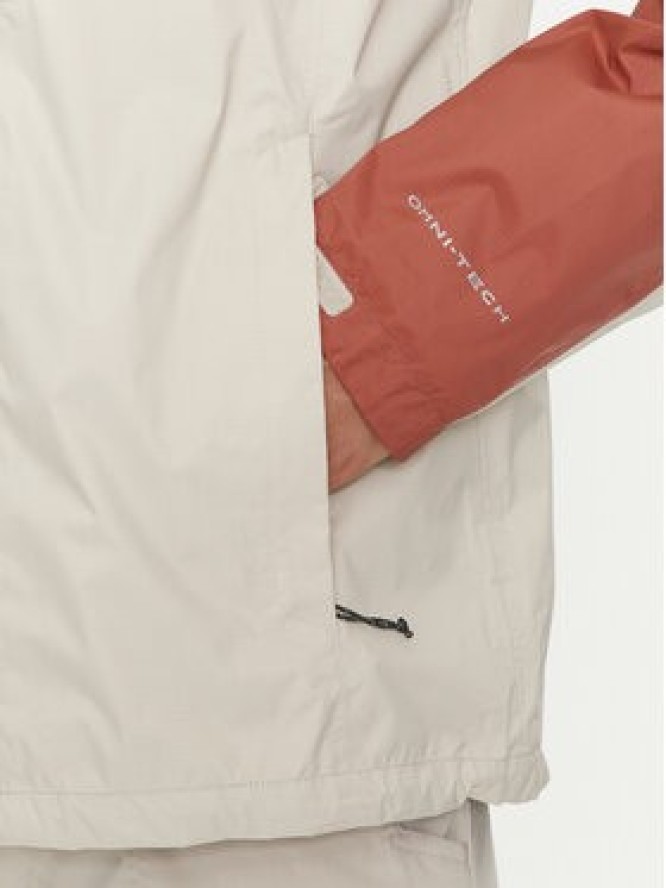 Columbia Kurtka przeciwdeszczowa Pouring Adventure™ II 1760061 Beżowy Regular Fit