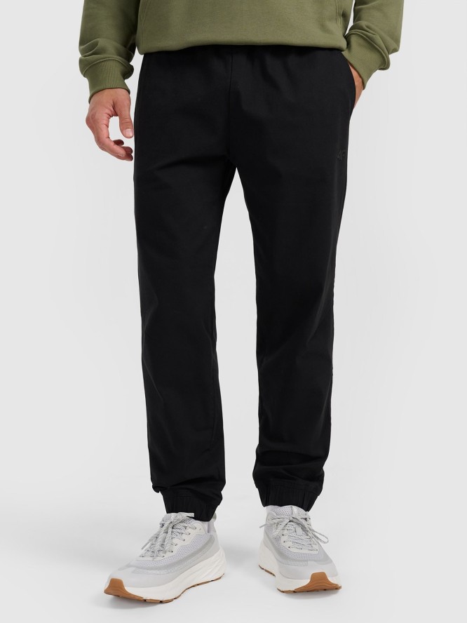 4F Spodnie dresowe joggery męskie - czarne M