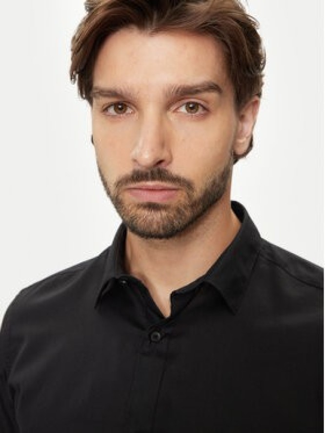 Jack & Jones Koszula Joe 12260426 Czarny Slim Fit