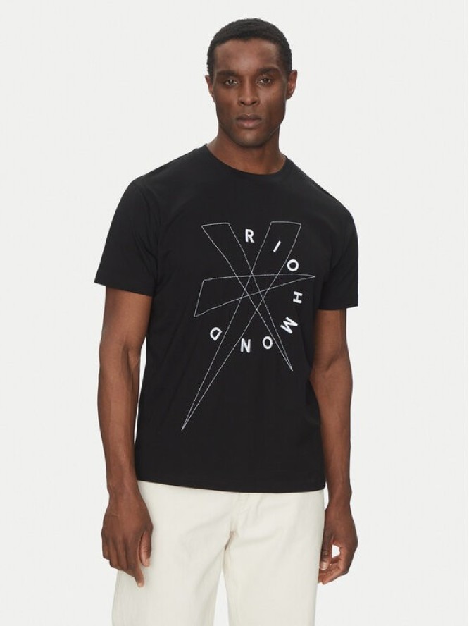Richmond X T-Shirt UMP25020TS Czarny Regular Fit