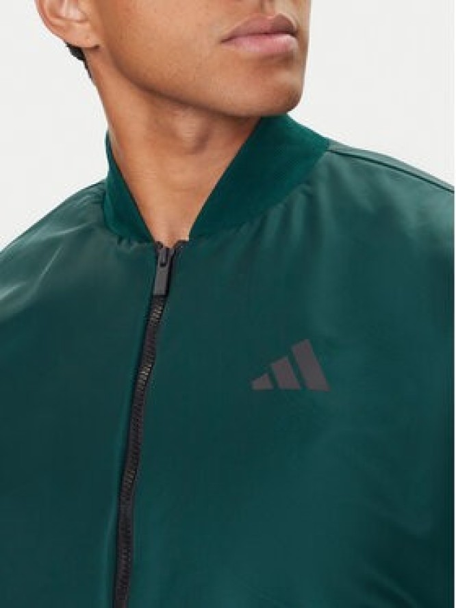 adidas Kurtka bomber Stadium JX5637 Zielony Loose Fit