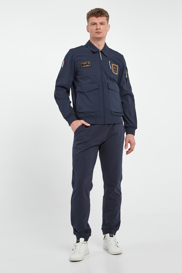 Kurtka męska z kołnierzem AERONAUTICA MILITARE