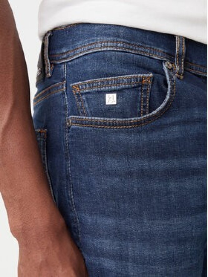 KARL LAGERFELD Jeansy 265501 500843 Granatowy Slim Fit