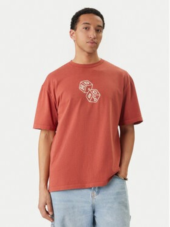 DC Shoes T-Shirt High Rollin EDYZT04367 Pomarańczowy Regular Fit