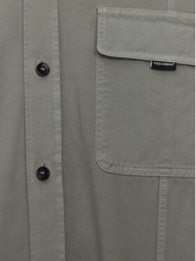 Dolce&Gabbana Koszula G5MA8T G8LH0 N0702 Zielony Regular Fit