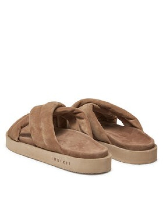 Inuikii Klapki Suede Crossed 50102-500 Beżowy