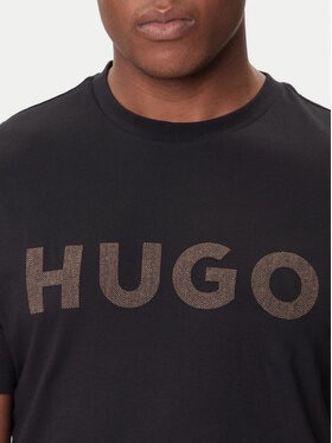 HUGO T-Shirt Dulivio 50542737 Czarny Regular Fit