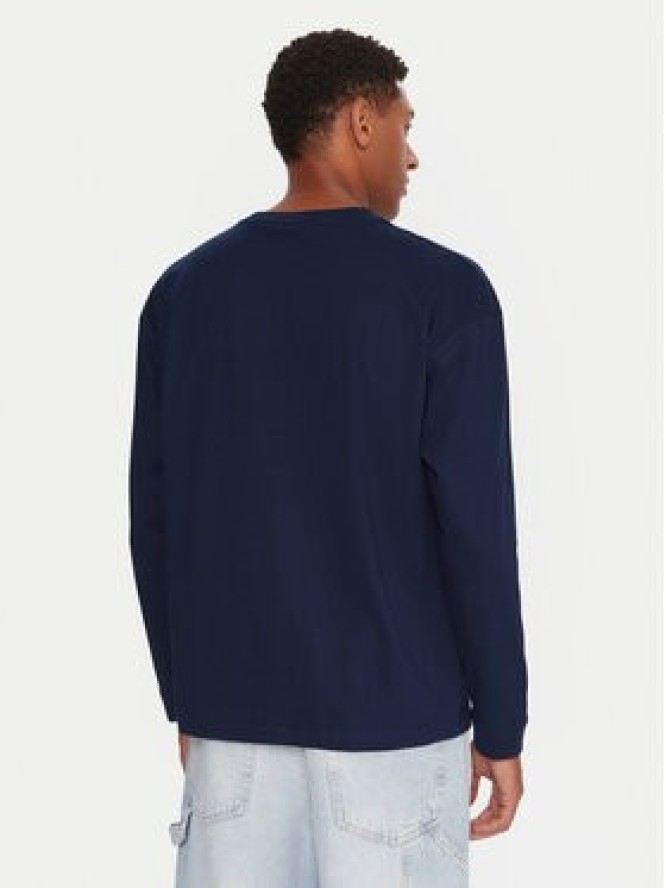 Reebok Longsleeve RK25155CCM Granatowy Regular Fit