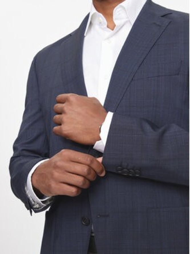 Boss Garnitur P-Huge-2Pcs-241 50509480 Granatowy Slim Fit