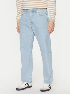 Jack & Jones Jeansy Eddie 12252646 Niebieski Loose Fit
