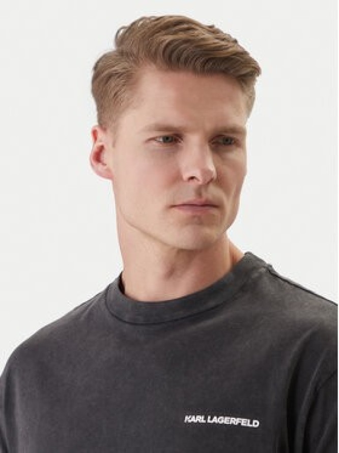 KARL LAGERFELD T-Shirt 755171 562256 Szary Loose Fit