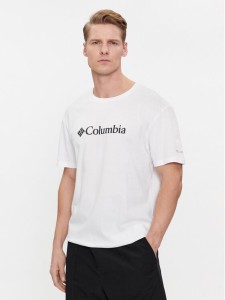 Columbia T-Shirt Csc Basic Logo 1680053 Biały Regular Fit