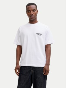 Jack & Jones T-Shirt Norrebro Typo 12282898 Biały Regular Fit