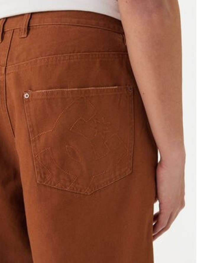 DC Shoes Szorty jeansowe EDYWS03167 Miedziany Wide Leg