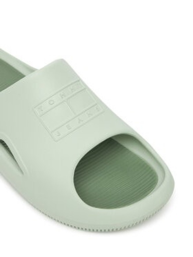 Tommy Jeans Klapki Sporty Pool Slide EM0EM01582 Zielony