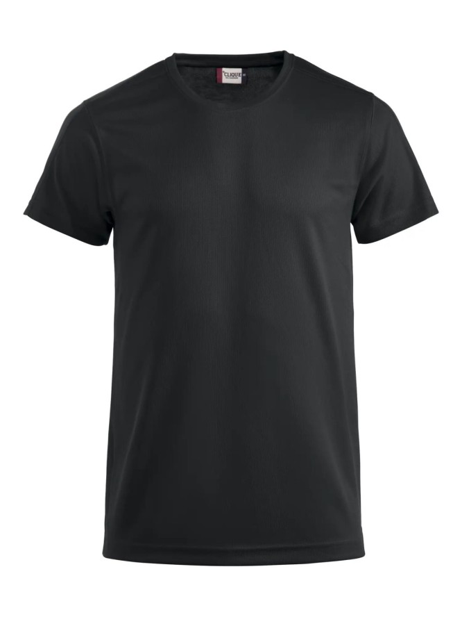 clique T-shirt Ice-T z oddychającego poliestru – black