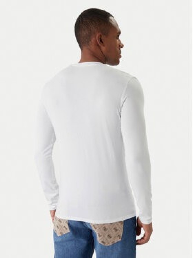 Guess Longsleeve M2YI08 J1314 Biały Slim Fit