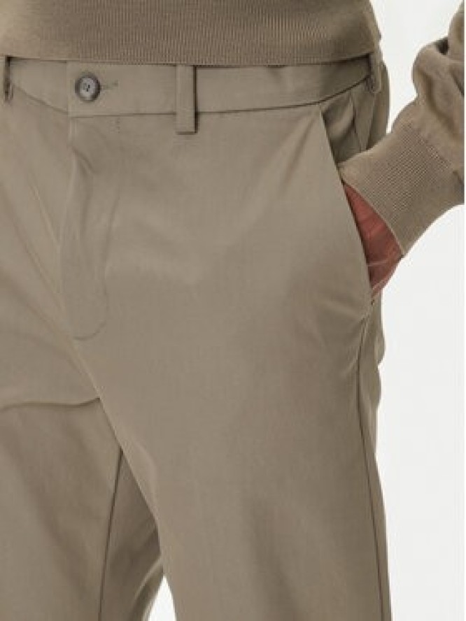 BOSS Chinosy P-Kaiton1 50543945 Beżowy Slim Fit