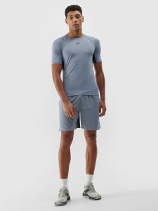 4F Spodenki treningowe szybkoschnące męskie - szare XL