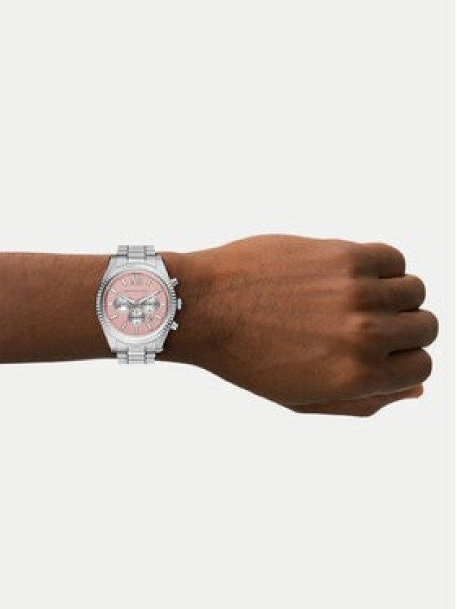 Michael Kors Zegarek Lexington Man Chrono MK9247 Srebrny