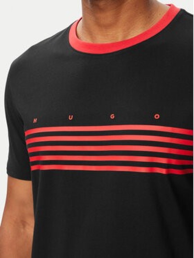 HUGO T-Shirt Dempsy 50563796 Czarny Regular Fit
