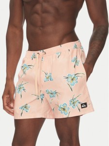 Quiksilver Szorty kąpielowe Everyday Straight Volley 15 EQYJV04121 Pomarańczowy Regular Fit