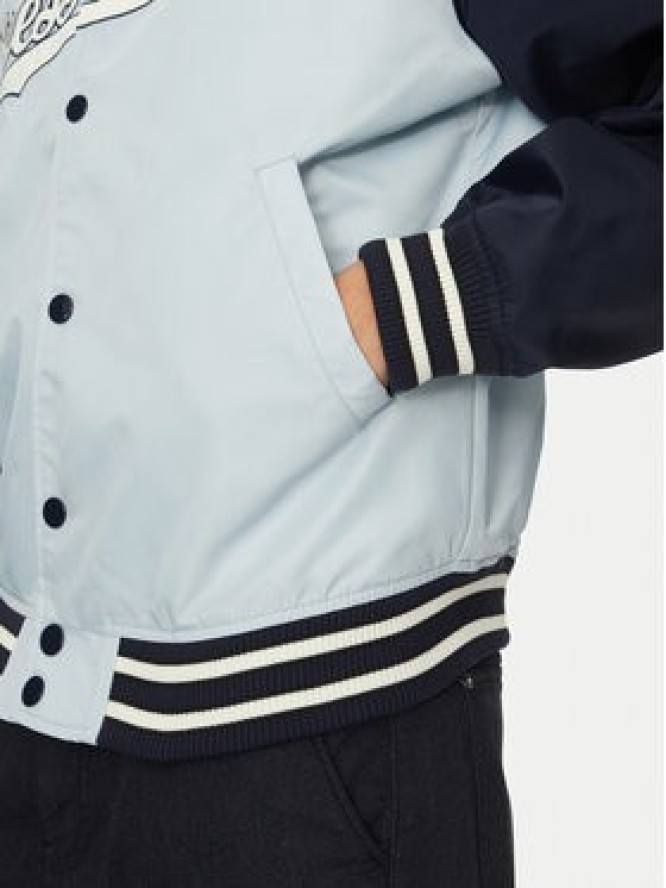 Guess Jeans Kurtka bomber M5GL32 WHAA2 Błękitny Regular Fit