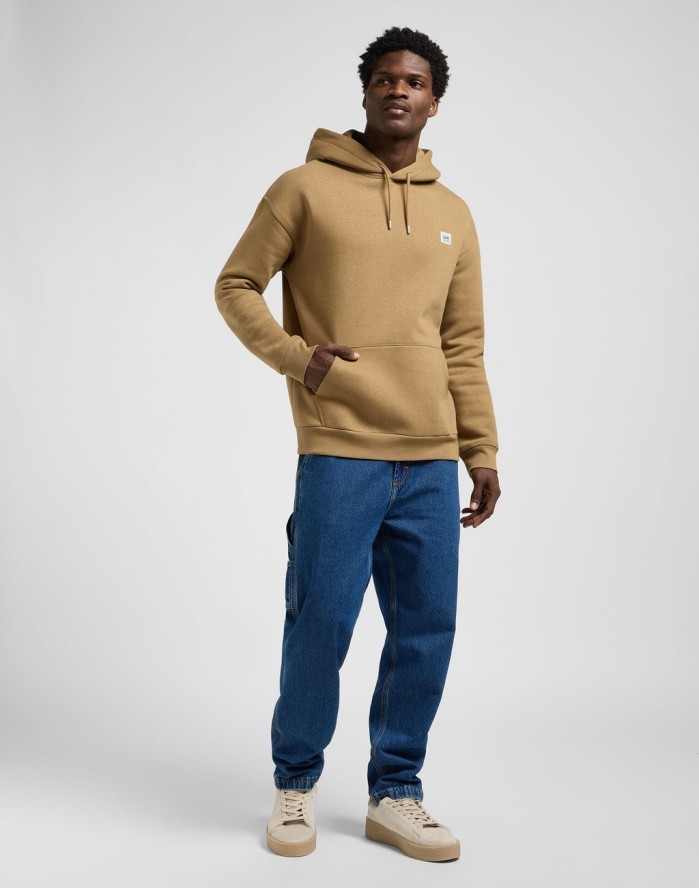 MESKA BLUZA LEE WW HOODIE DARK KHAKI 112372355