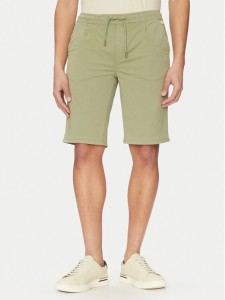 Blend Szorty materiałowe 20718156 Zielony Regular Fit