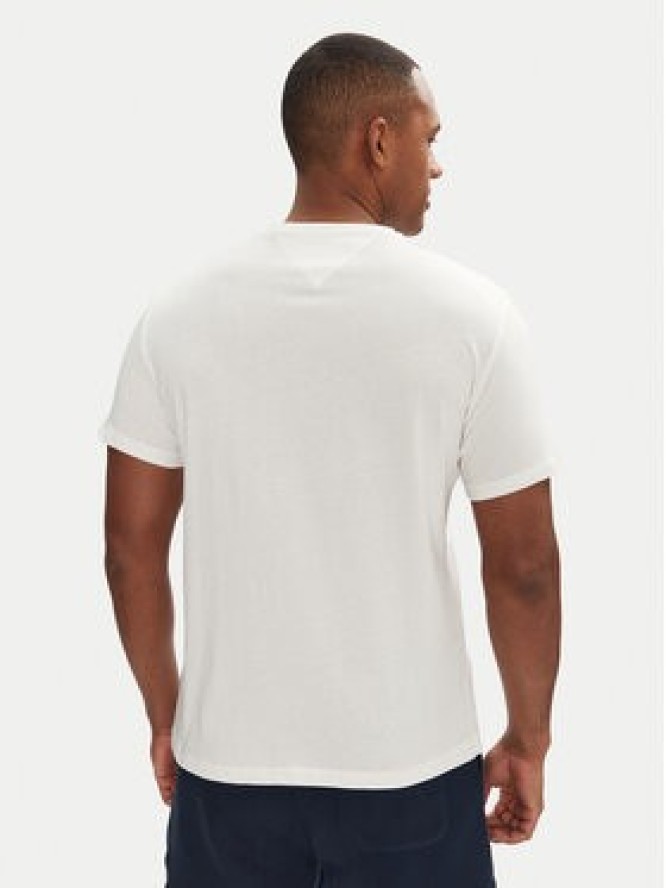 Tommy Jeans T-Shirt Entry Graphic DM0DM20779 Biały Slim Fit