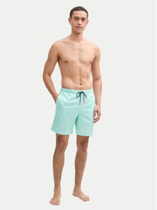 Tom Tailor Szorty kąpielowe 1045070 Zielony Regular Fit