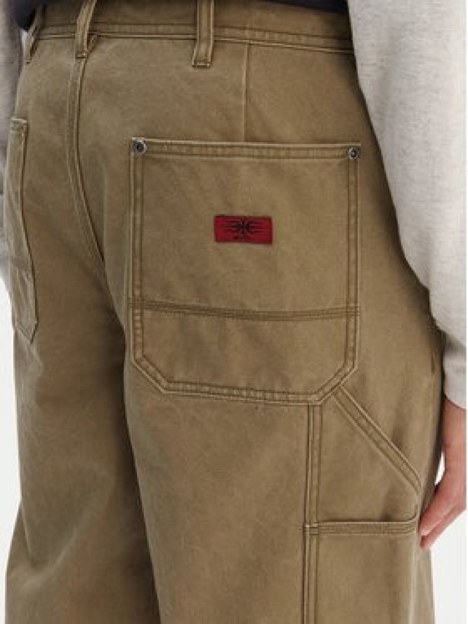 Quiksilver Jeansy Mercury Straight Out EQYNP03325 Beżowy Wide Leg