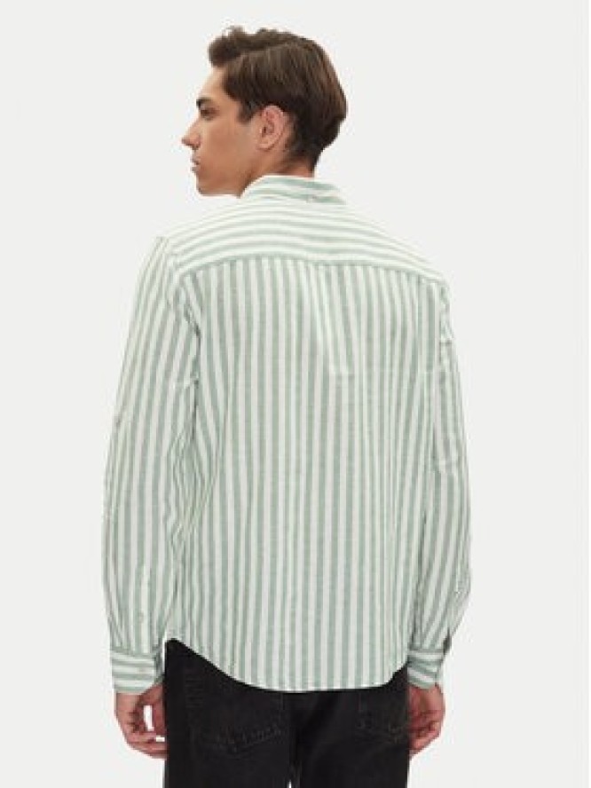 Mustang Koszula Rawlins 1016249 Zielony Slim Fit