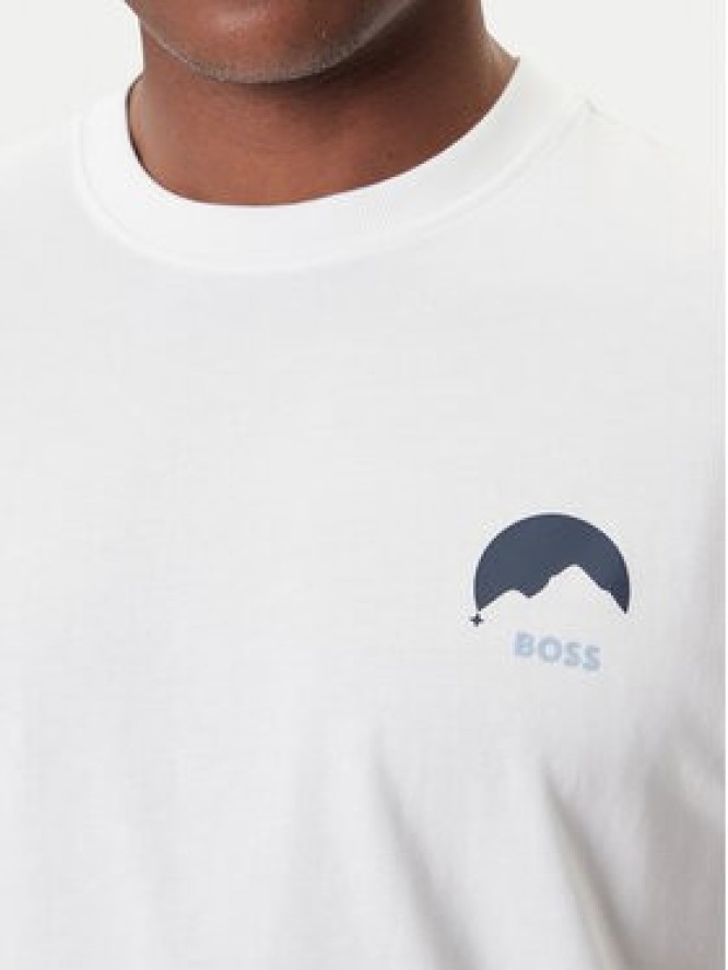 BOSS T-Shirt Te_Move 50547087 Biały Relaxed Fit