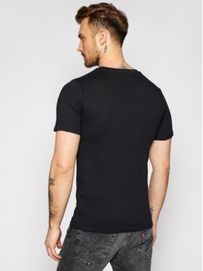 Jack & Jones T-Shirt Jjecorp Logo 12137126 Czarny Slim Fit