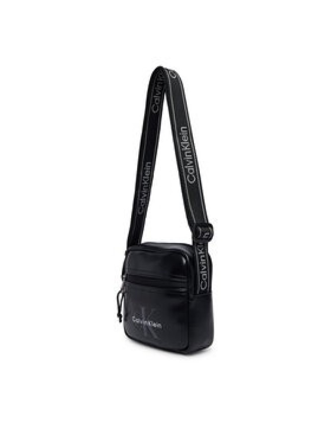 Calvin Klein Saszetka Bold Logo Webbing Square Crossbo LV04D3445G Czarny