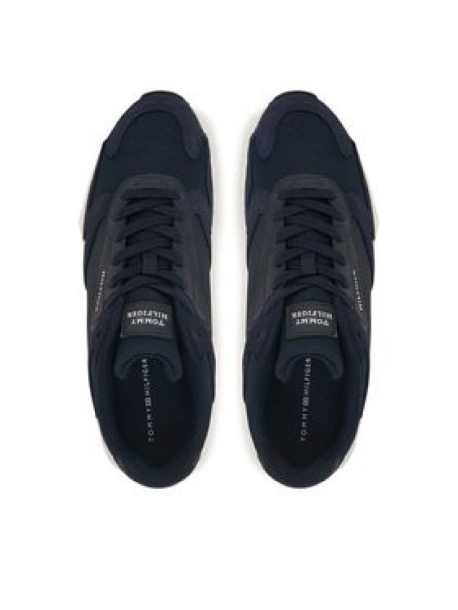Tommy Hilfiger Sneakersy Outdoor Runner Mix FM0FM05574 Granatowy
