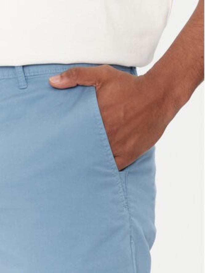 BOSS Szorty materiałowe Chino-Slim-Shorts 50536723 Niebieski Regular Fit
