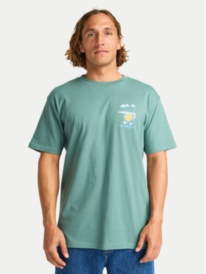 Billabong T-Shirt Gimmicks EBYZT00363 Zielony Regular Fit
