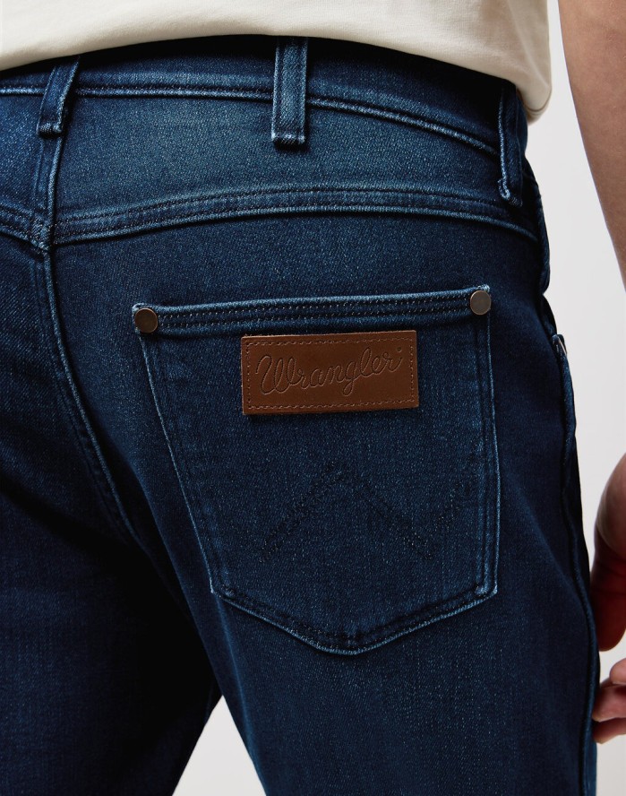 WRANGLER MĘSKIE SPODNIE JEANSOWE LARSTON BLUE JAM 112360183 W18S008801