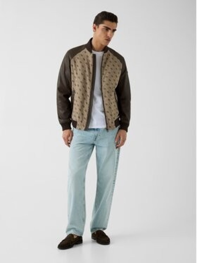 Guess Kurtka przejściowa 182886 Brązowy Classic Fit