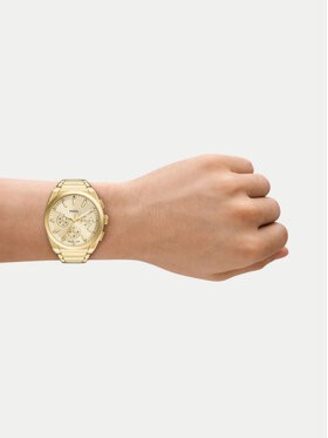 Fossil Zegarek Everett Chronograph FS6119 Złoty