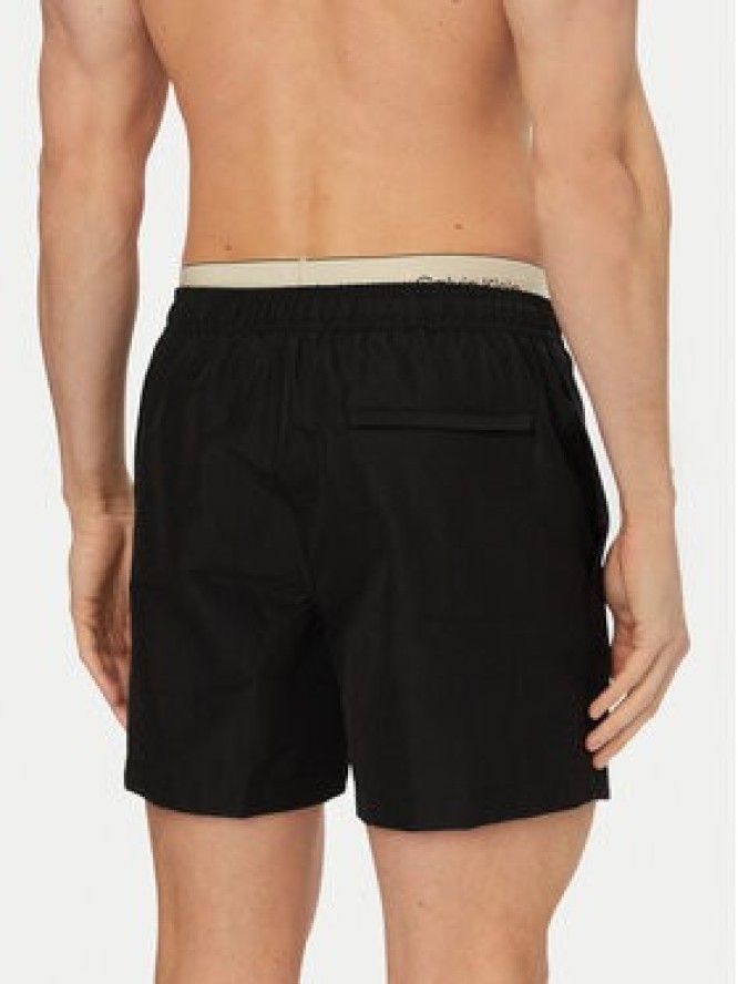 Calvin Klein Swimwear Szorty kąpielowe LV00N61017 Czarny Regular Fit