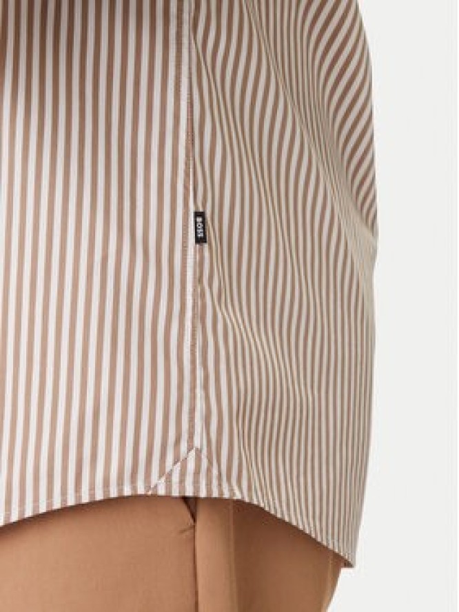 BOSS Koszula H-Roan 50556085 Beżowy Slim Fit