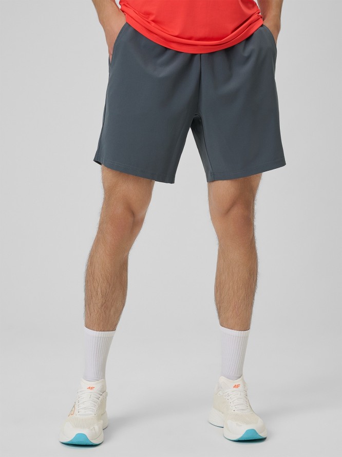 4F Spodenki treningowe szybkoschnące męskie - szare L