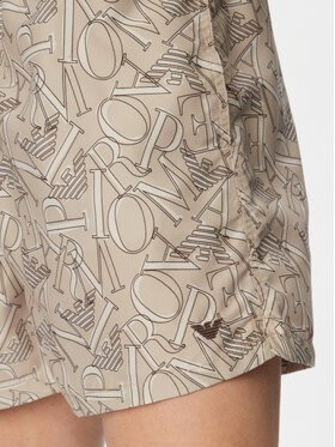 Emporio Armani Szorty kąpielowe EM000583 AF20440 F6056 Szary Regular Fit