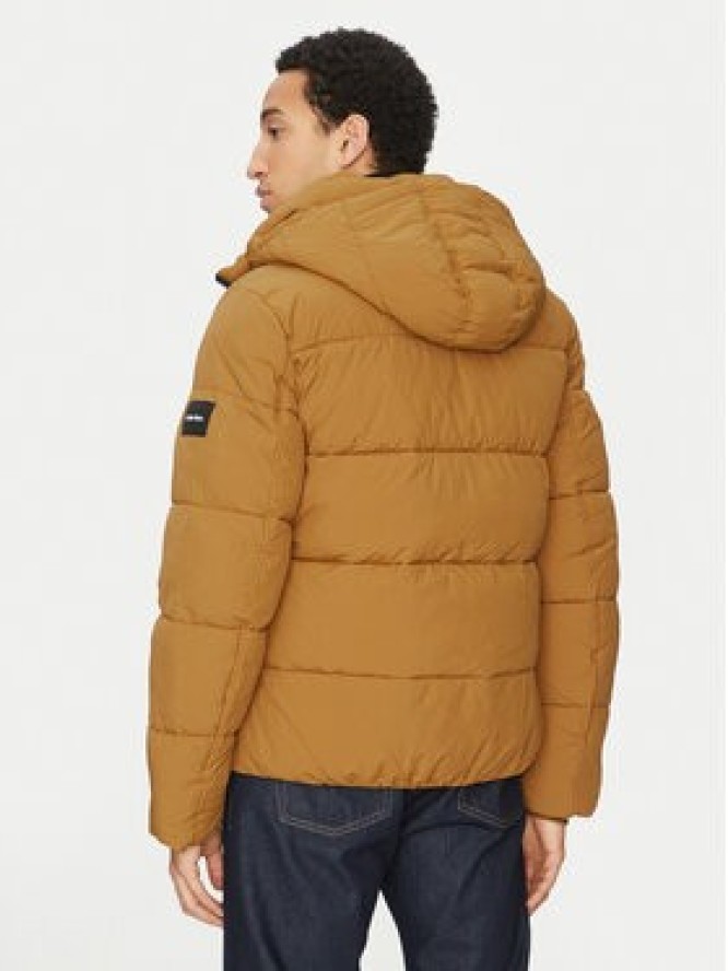 Calvin Klein Kurtka zimowa Crinkle K10K110336 Brązowy Regular Fit