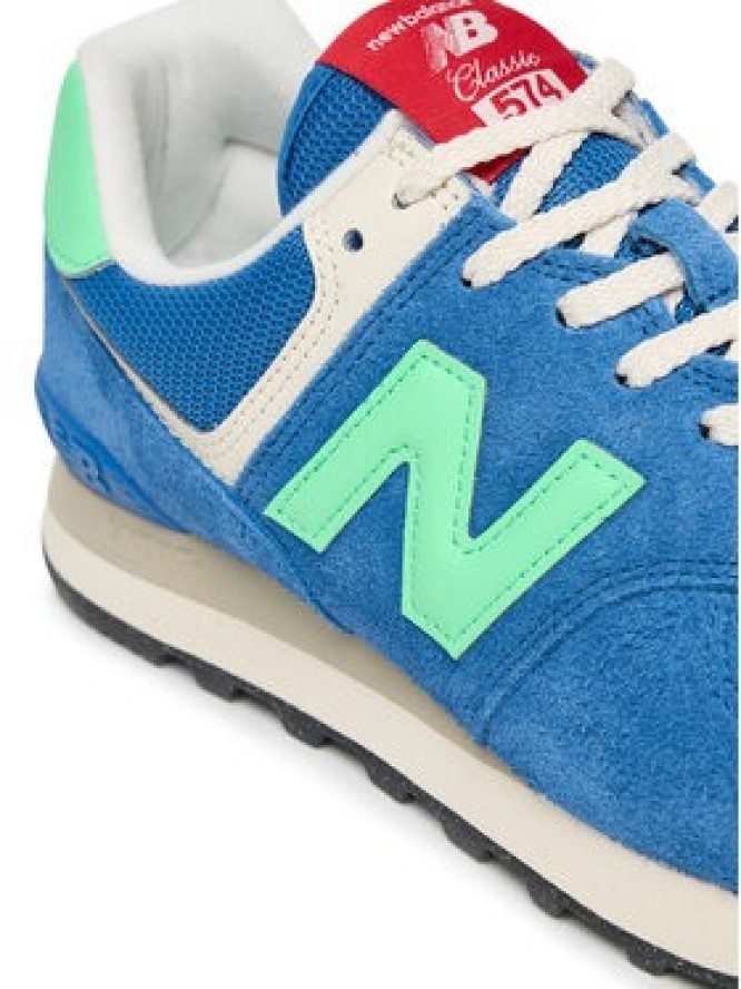 New Balance Sneakersy U574BSC M Niebieski
